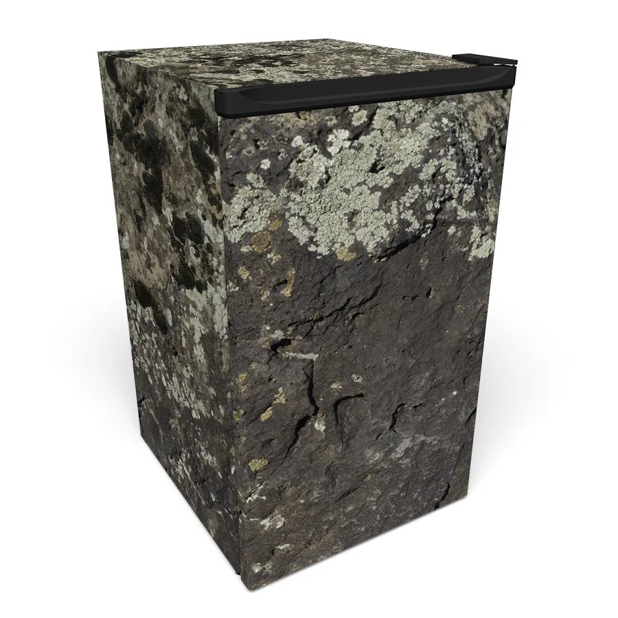 Camo Rock Mini Fridge Wrap
